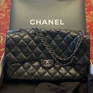 Black Uni Chanel bag